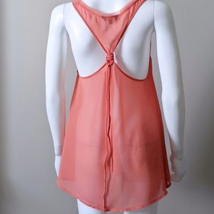 Naked Zebra Coral Racerback Tank